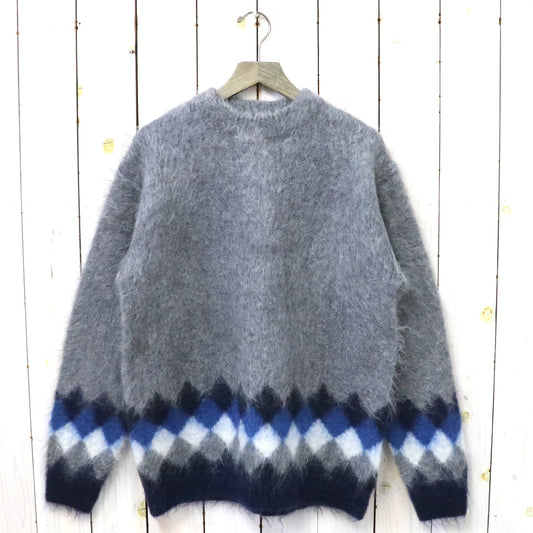 AiE『Mohair Mock Neck Sweater-Diamond』(Grey)