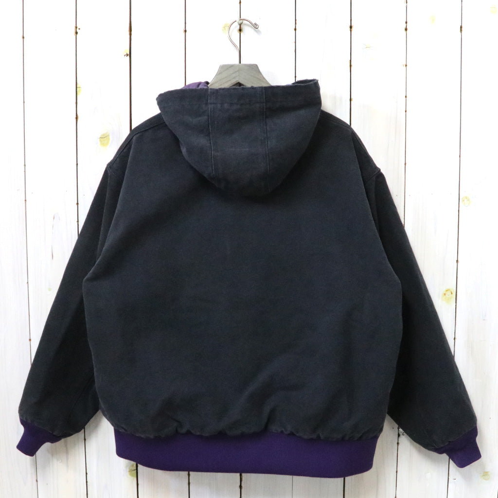 Needles『Zipped Work Hoody-16oz Cotton Canvas』(Black)