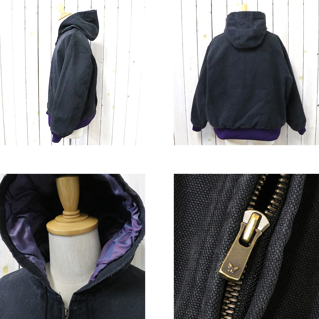 Needles『Zipped Work Hoody-16oz Cotton Canvas』(Black)