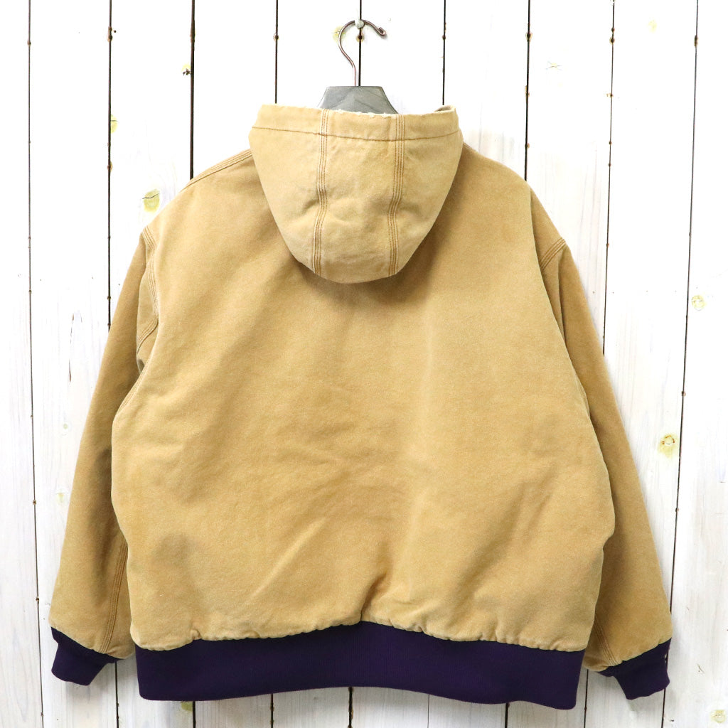 Needles『Zipped Work Hoody-16oz Cotton Canvas』(Brown)