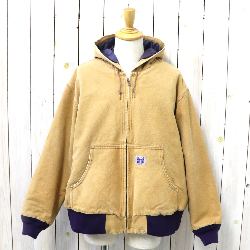 Needles『Zipped Work Hoody-16oz Cotton Canvas』(Brown)
