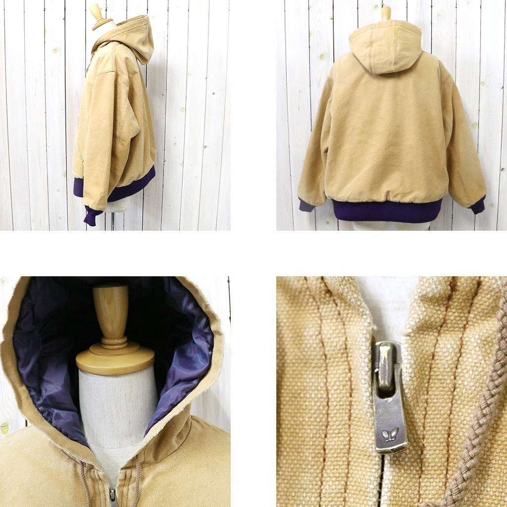 Needles『Zipped Work Hoody-16oz Cotton Canvas』(Brown)