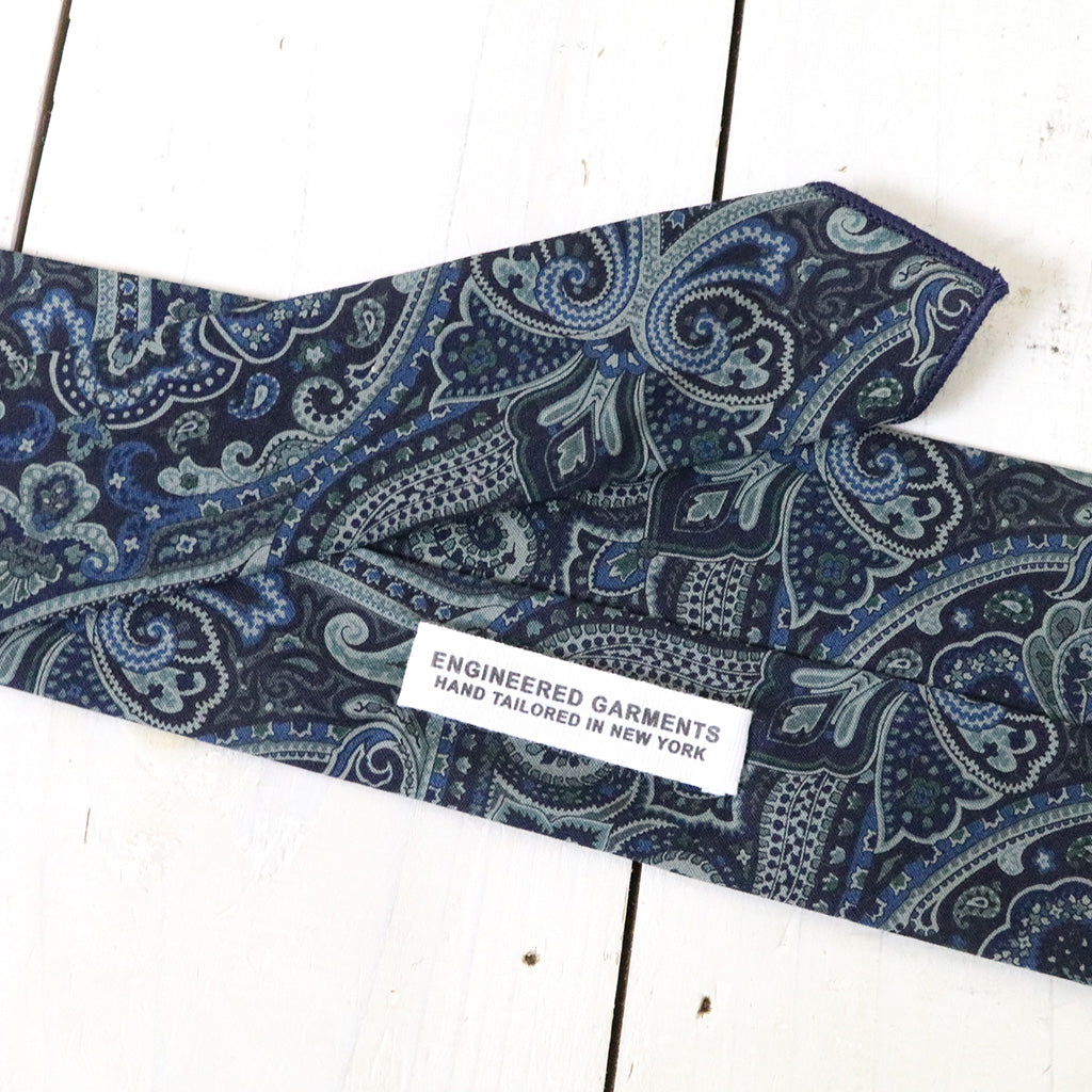 ENGINEERED GARMENTS : Neck Tie-Cotton Paisley Print
