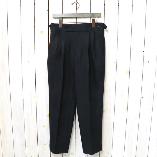 【SALE30%OFF】Needles『Tucked Side Tab Trouser-Poly Dobby Cloth』(Black)