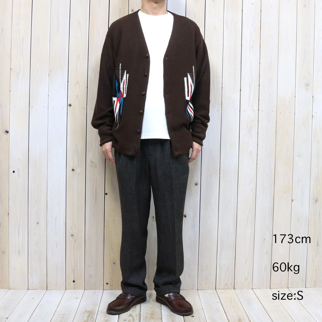 Needles『Tucked Trouser-PE/PU Stretch Twill』(Black)