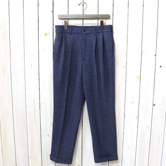 【SALE30%OFF】Needles『Tucked Trouser-PE/PU Stretch Twill』(Navy)