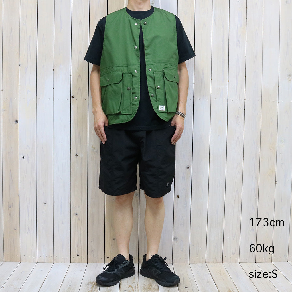 SOUTH2 WEST8『Belted C.S. Short-Nylon Taffeta』(Black)