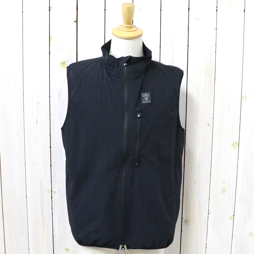 SOUTH2 WEST8『Packable Vest-Nylon Typewriter』(Black)
