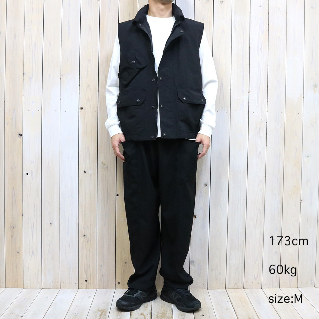 SOUTH2 WEST8『Carmel Vest-C/N Grosgrain』(Black)