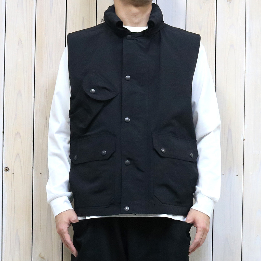 SOUTH2 WEST8『Carmel Vest-C/N Grosgrain』(Black)