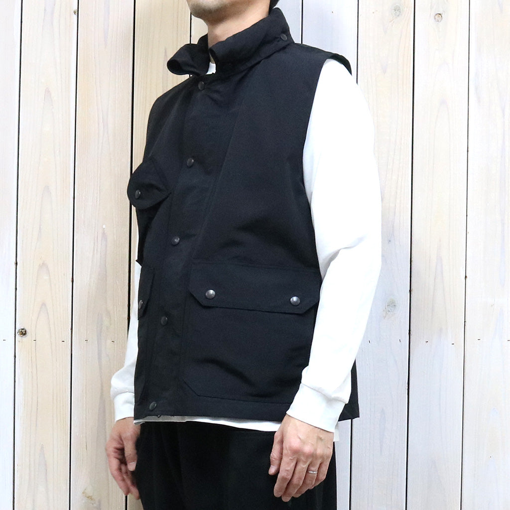 SOUTH2 WEST8『Carmel Vest-C/N Grosgrain』(Black)