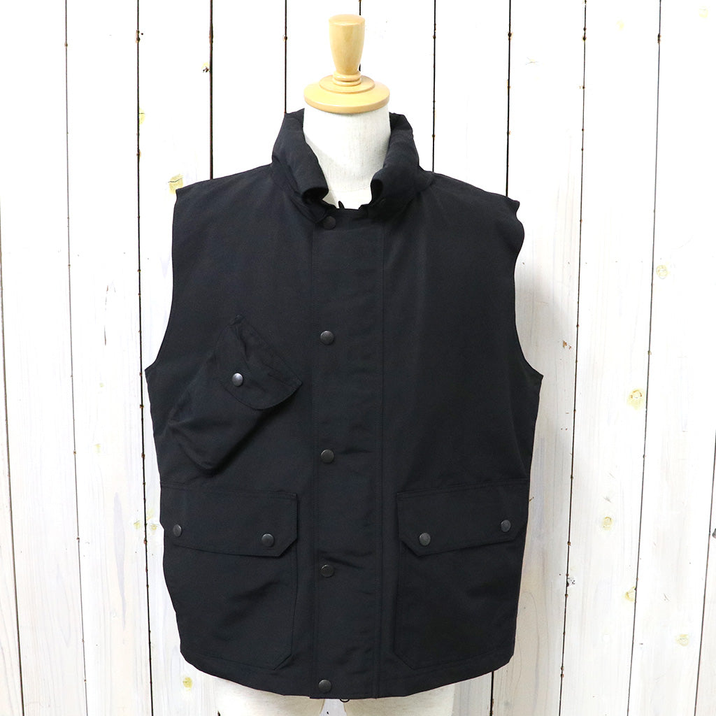 SOUTH2 WEST8『Carmel Vest-C/N Grosgrain』(Black)