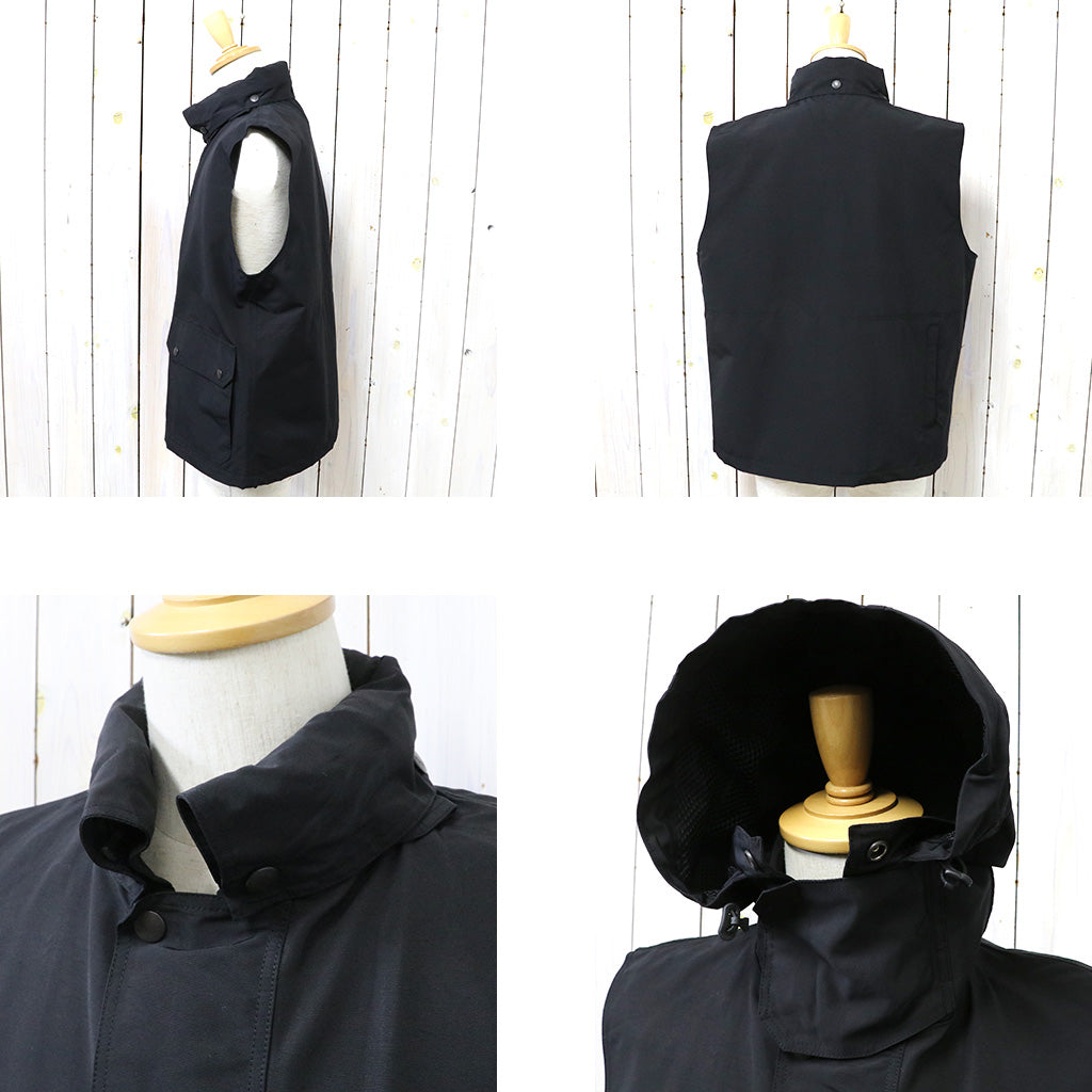 SOUTH2 WEST8『Carmel Vest-C/N Grosgrain』(Black)