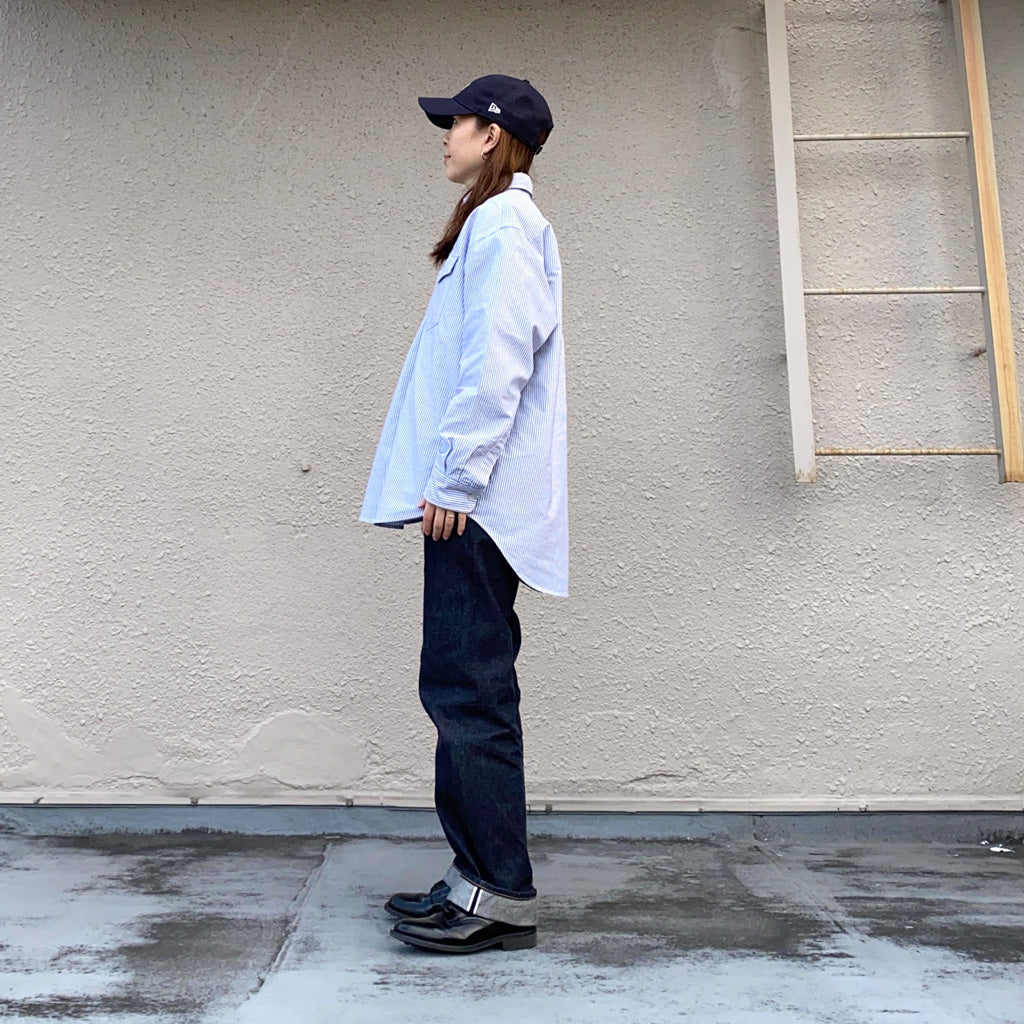 ENGINEERED GARMENTS『IVY BD Shirt-Candy Stripe Oxford』(Grey)