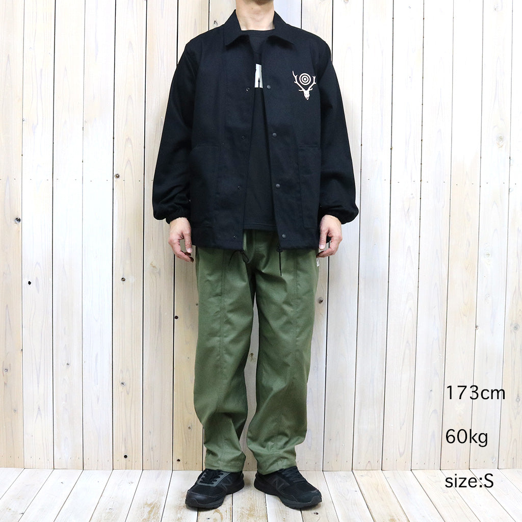 SOUTH2 WEST8『Coach Jacket-Cotton Twill』(Black)