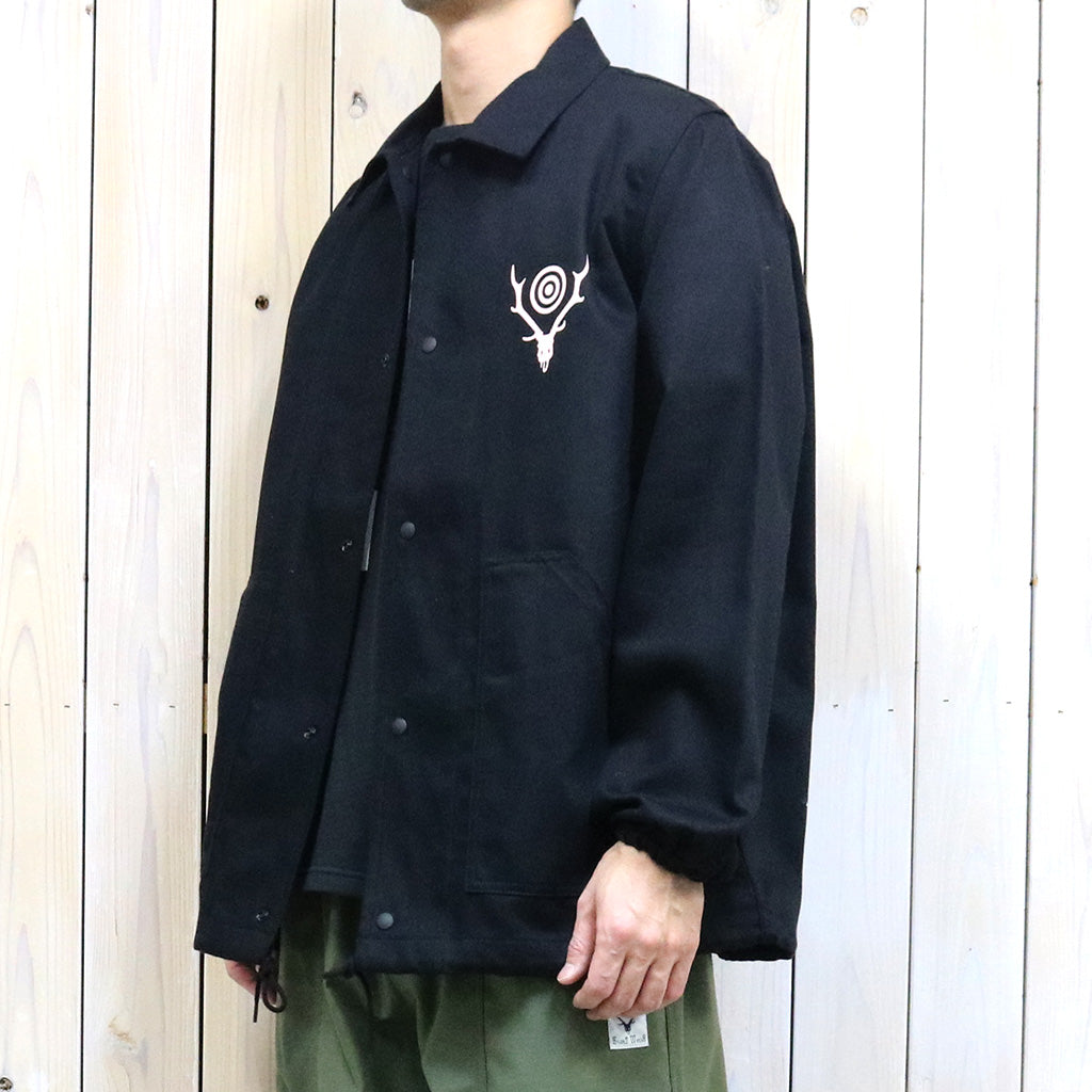 SOUTH2 WEST8『Coach Jacket-Cotton Twill』(Black)