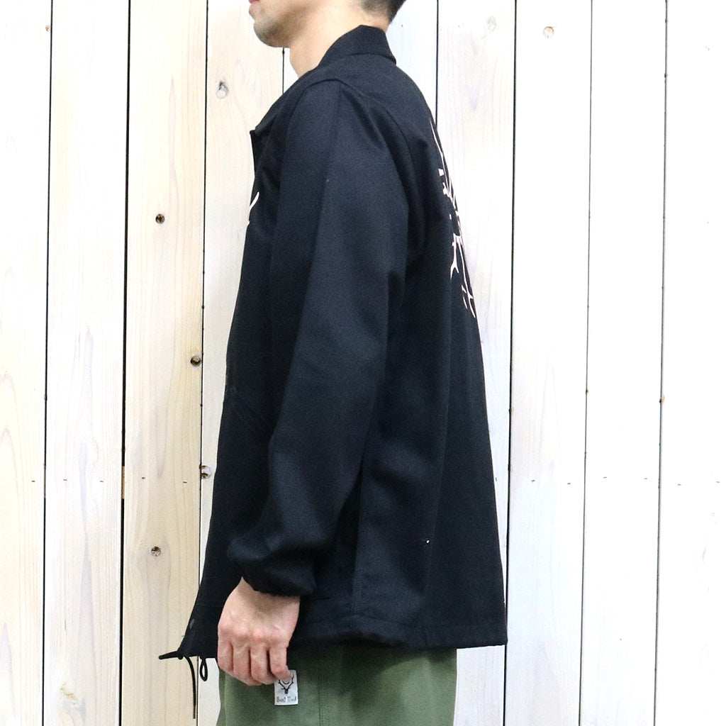 SOUTH2 WEST8『Coach Jacket-Cotton Twill』(Black)
