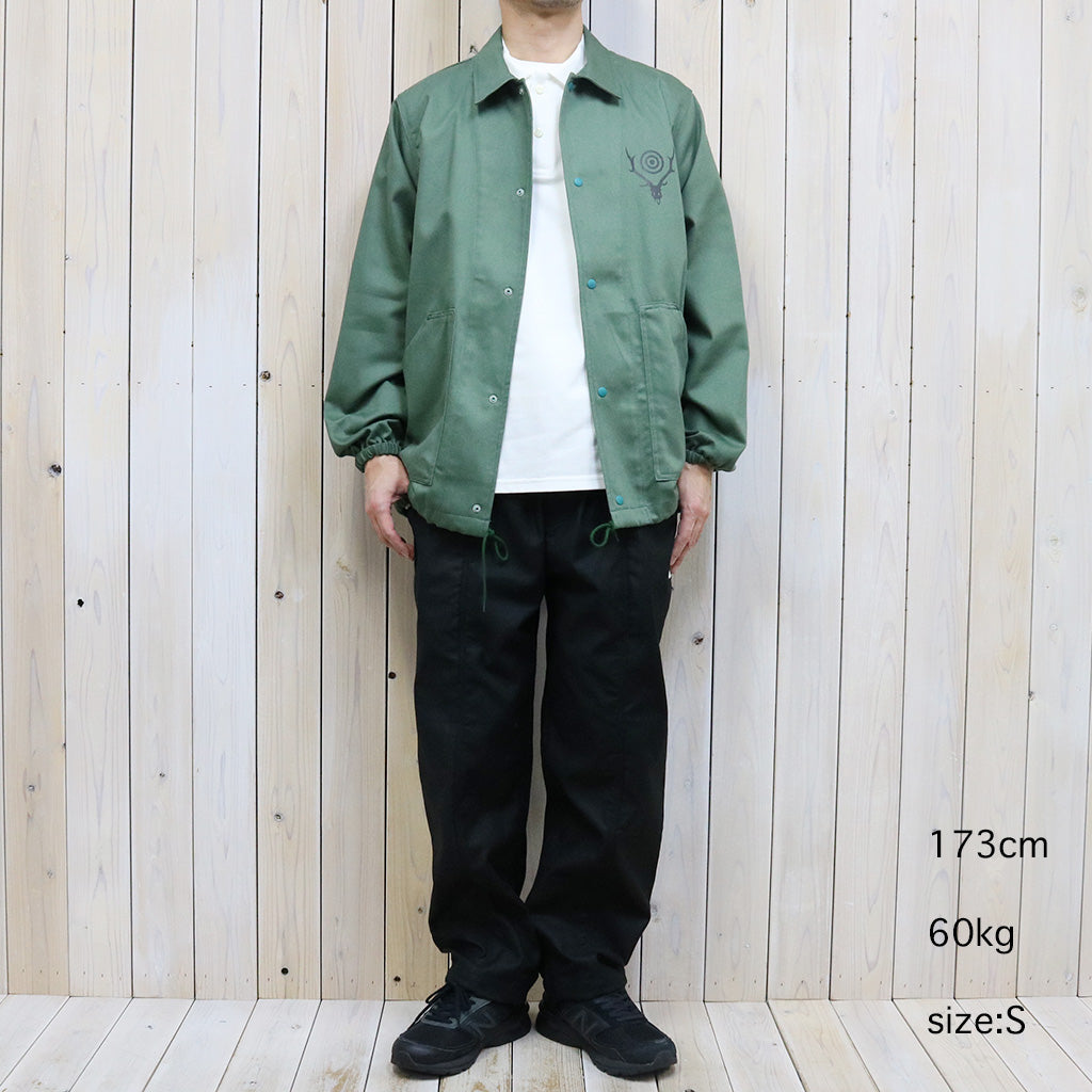 SOUTH2 WEST8『Coach Jacket-Cotton Twill』(Moss Green)