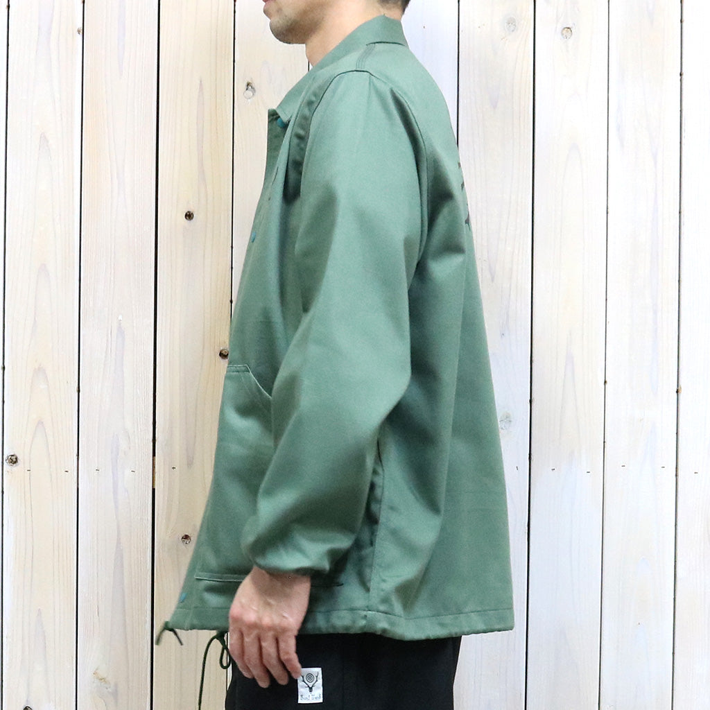 SOUTH2 WEST8『Coach Jacket-Cotton Twill』(Moss Green)