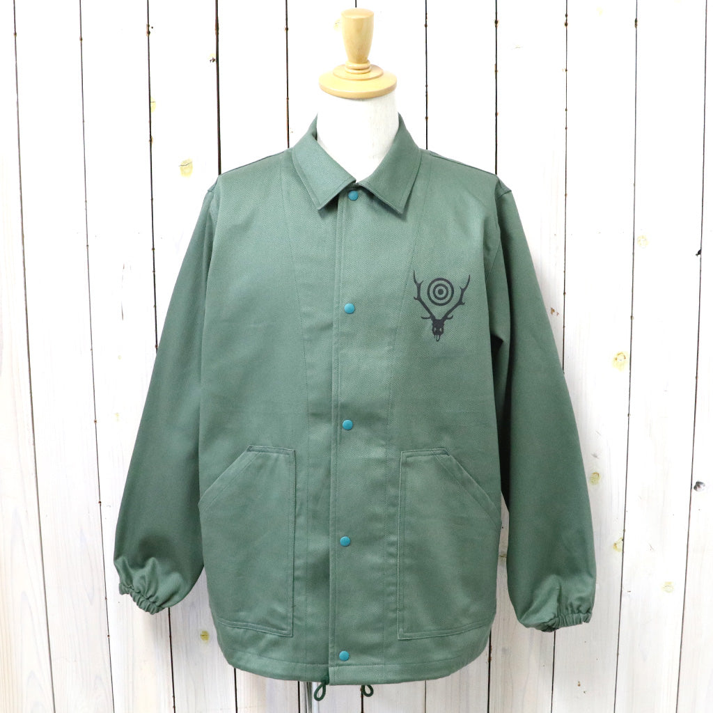 SOUTH2 WEST8『Coach Jacket-Cotton Twill』(Moss Green)