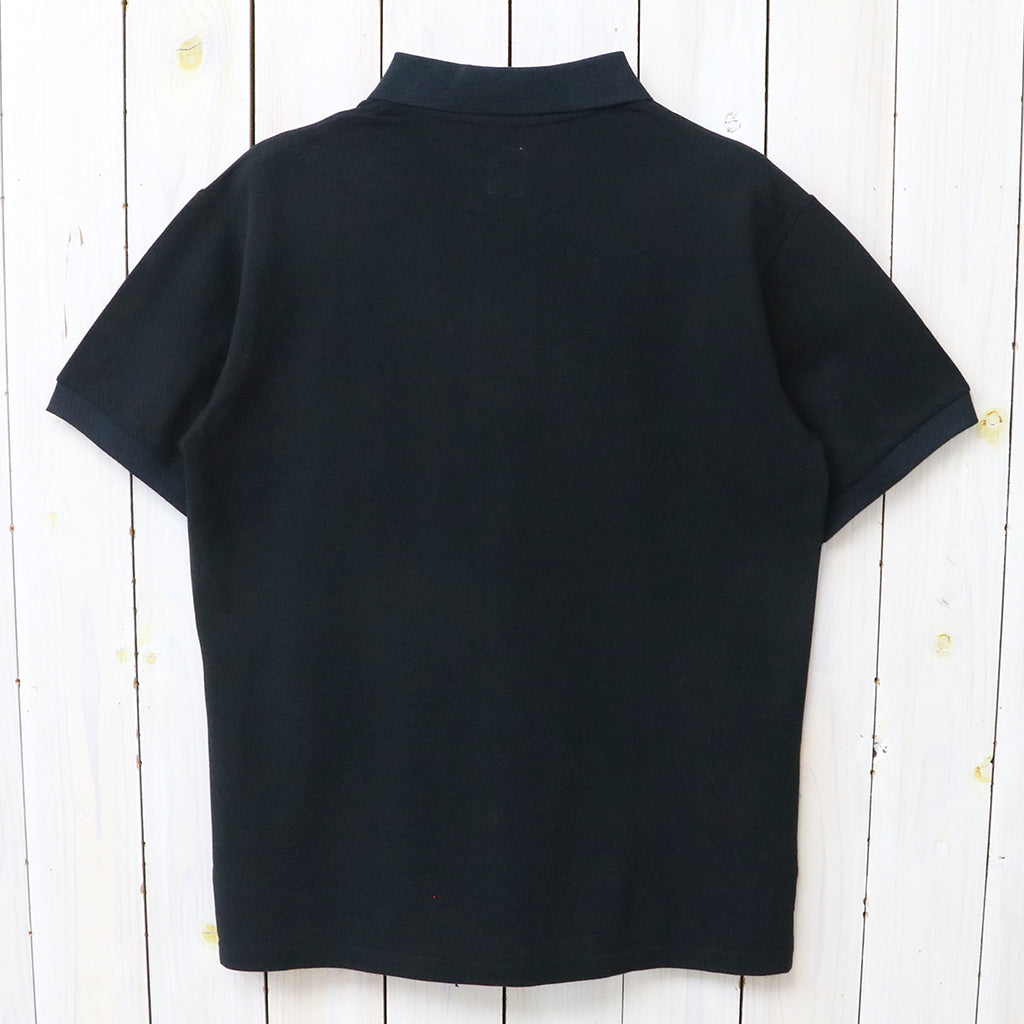 SOUTH2 WEST8 : S/S Polo Shirt-Cotton Pique (Black)