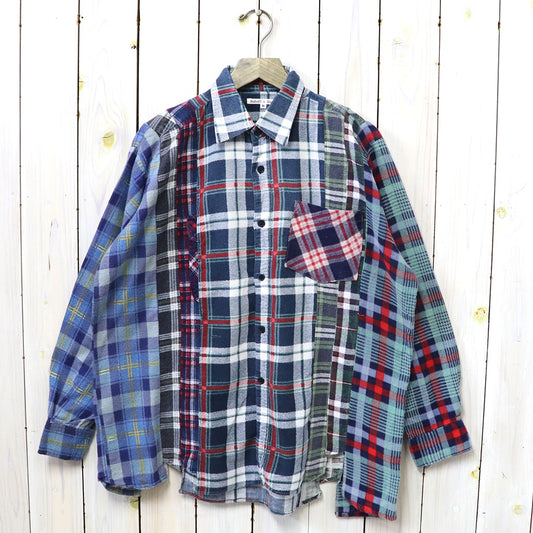 【SALE30%OFF】Rebuild by Needles『Flannel Shirt->7 Cuts Shirt』