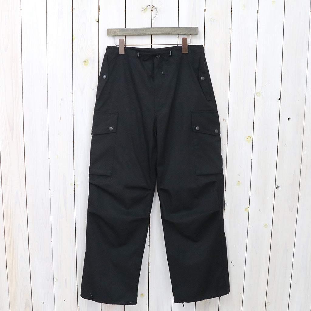 Needles『Field Pant-C/N Oxford Cloth』(Black) – Reggieshop