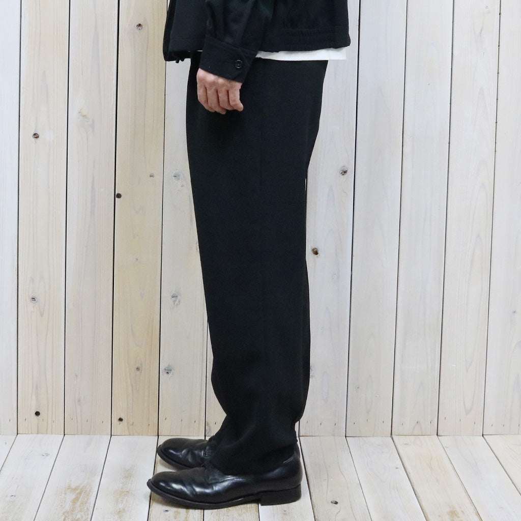 Needles『Tucked Side Tab Trouser-Poly Chambray』(Black)