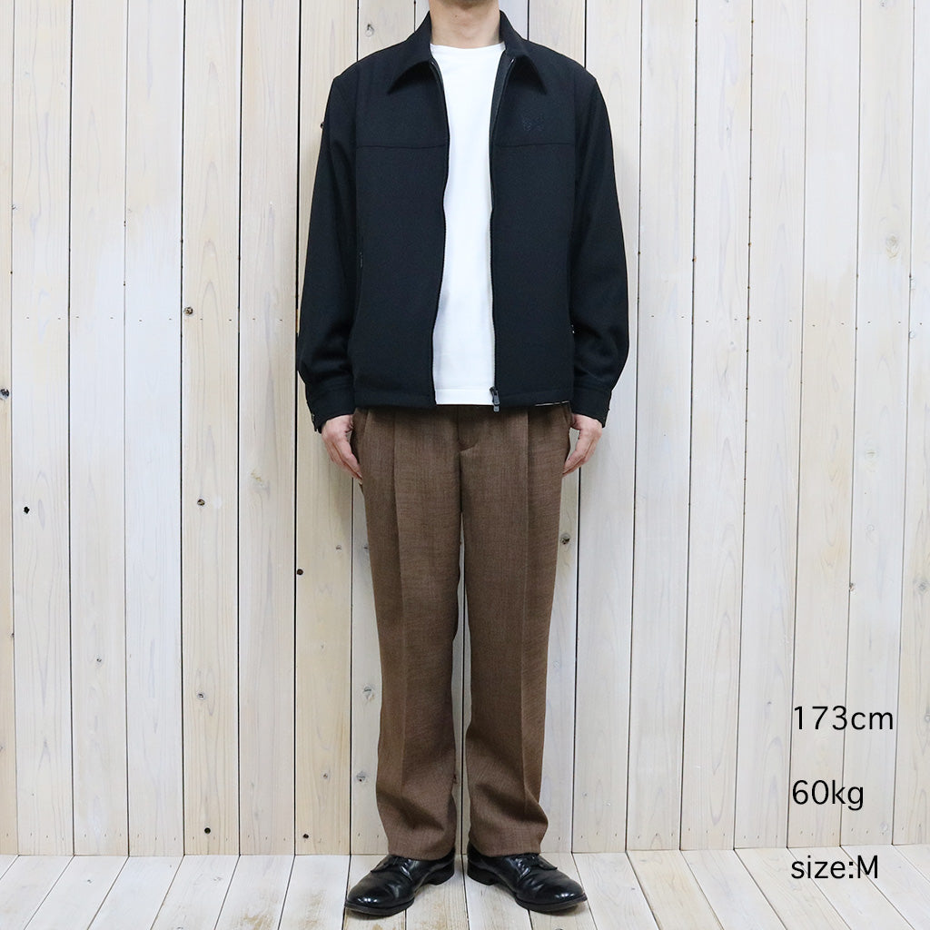 Needles『Tucked Side Tab Trouser-Poly Chambray』(Brown)