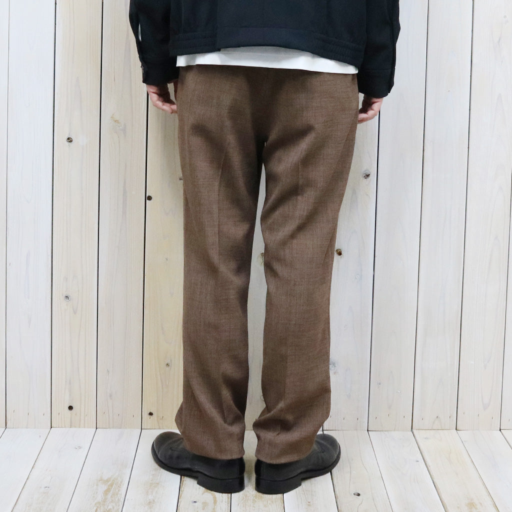 Needles『Tucked Side Tab Trouser-Poly Chambray』(Brown) – Reggieshop