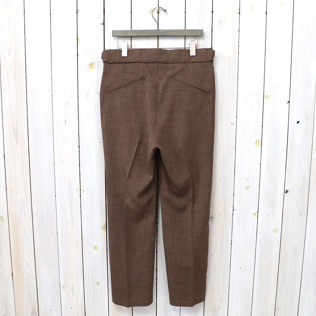 Needles『Tucked Side Tab Trouser-Poly Chambray』(Brown)