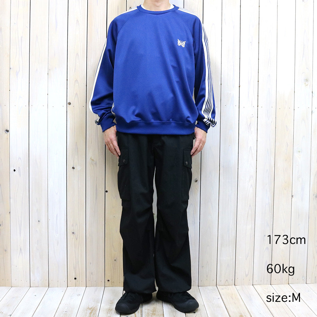 Needles『Track Crew Neck Shirt-Poly Smooth』(Royal)