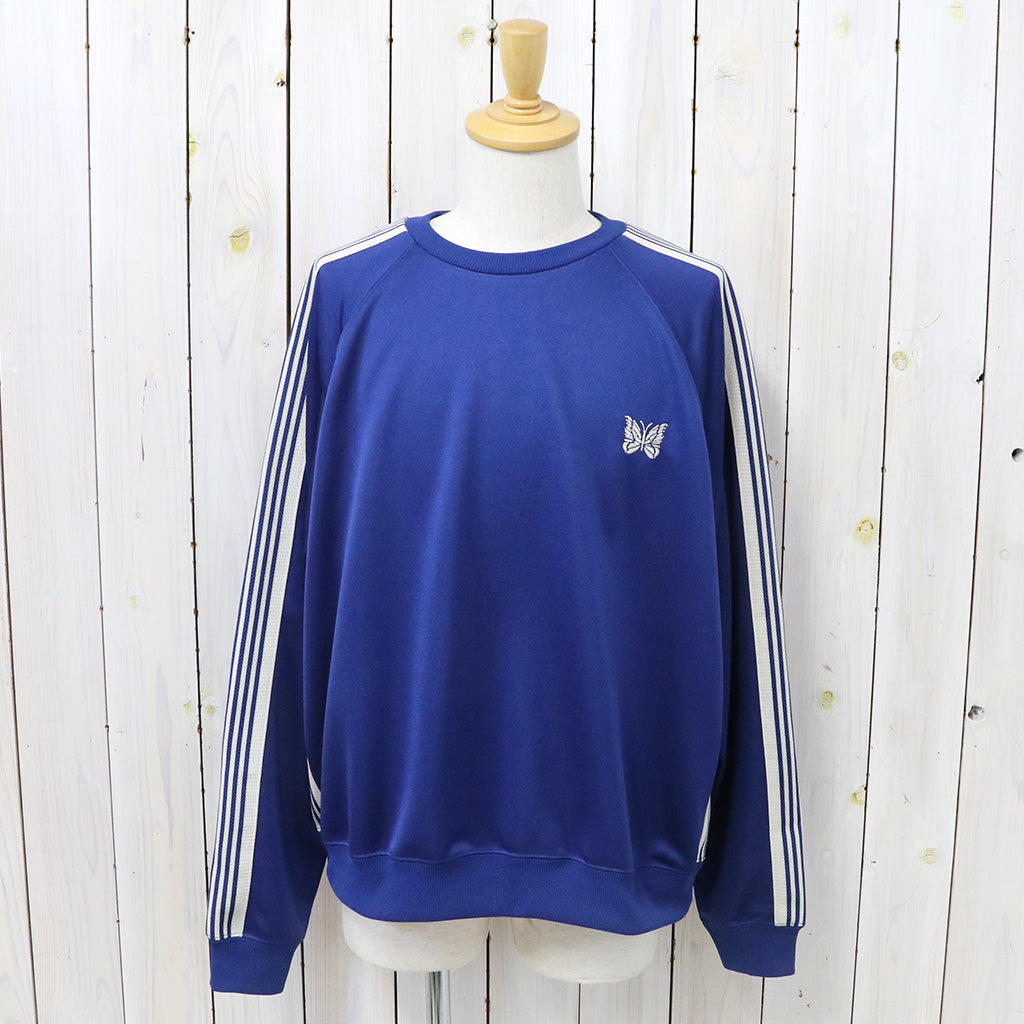 Needles『Track Crew Neck Shirt-Poly Smooth』(Royal)