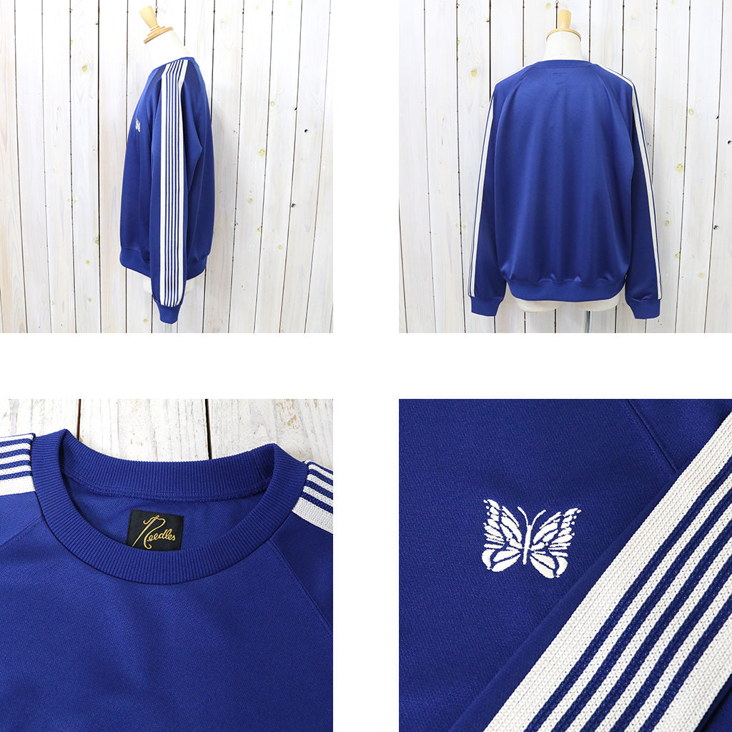 Needles『Track Crew Neck Shirt-Poly Smooth』(Royal)