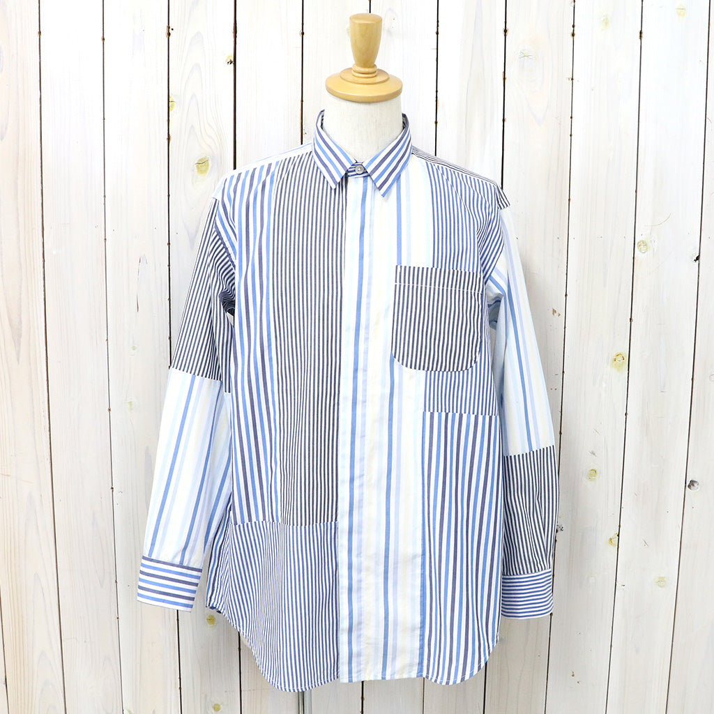 ENGINEERED GARMENTS『Combo Short Collar Shirt-Candy Stripe Broadcloth』