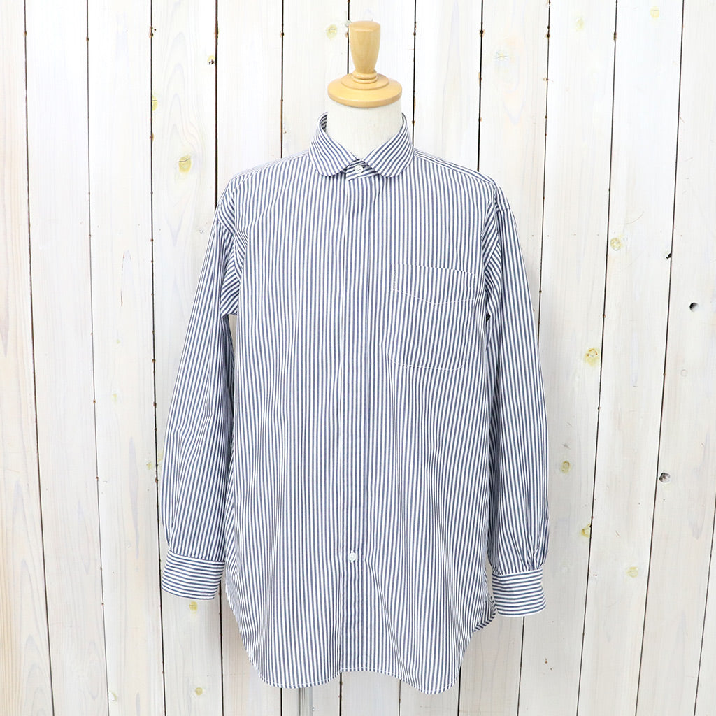 ENGINEERED GARMENTS『Rounded Collar Shirt-Candy Stripe Broadcloth ...