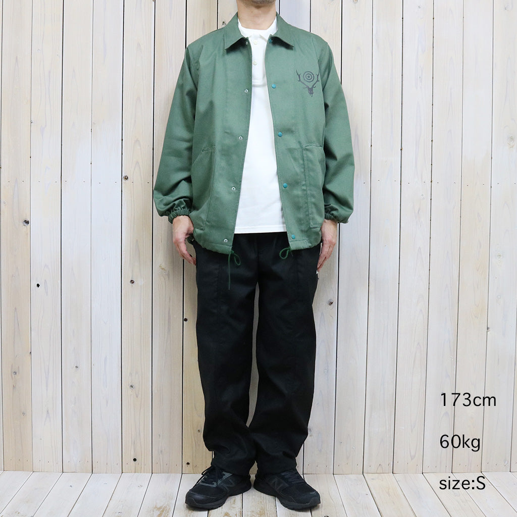 SOUTH2 WEST8『Belted C.S. Pant-Cotton Back Sateen』(Black)