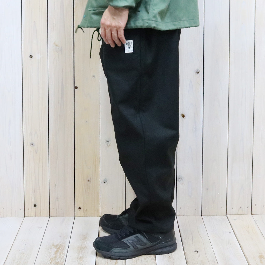 SOUTH2 WEST8『Belted C.S. Pant-Cotton Back Sateen』(Black)