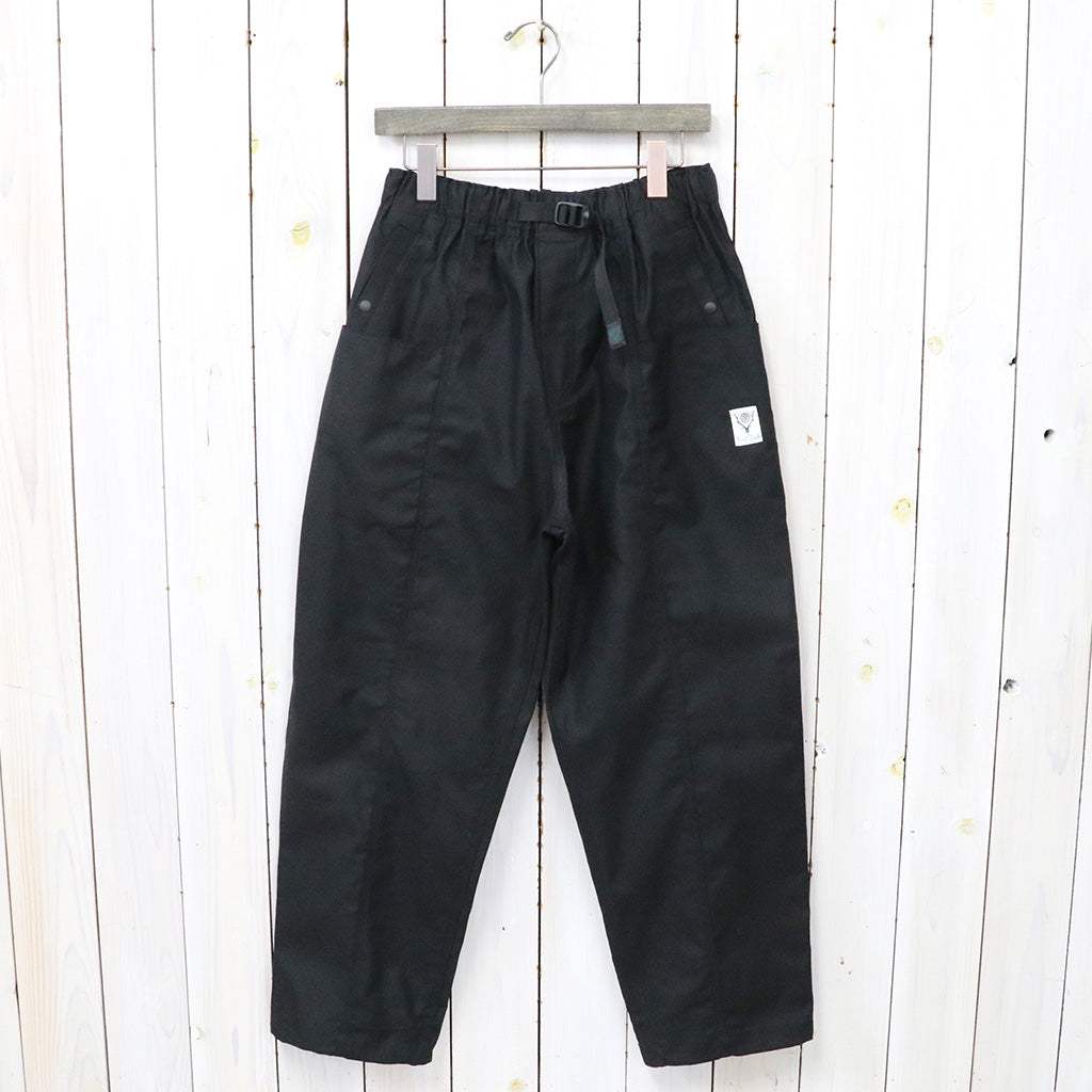 SOUTH2 WEST8『Belted C.S. Pant-Cotton Back Sateen』(Black