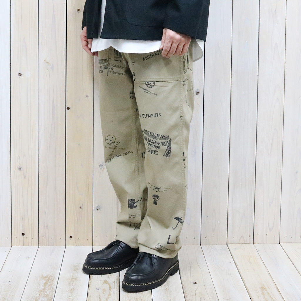 ENGINEERED GARMENTS『Fatigue Pant-Graffiti Print Flat Twill』