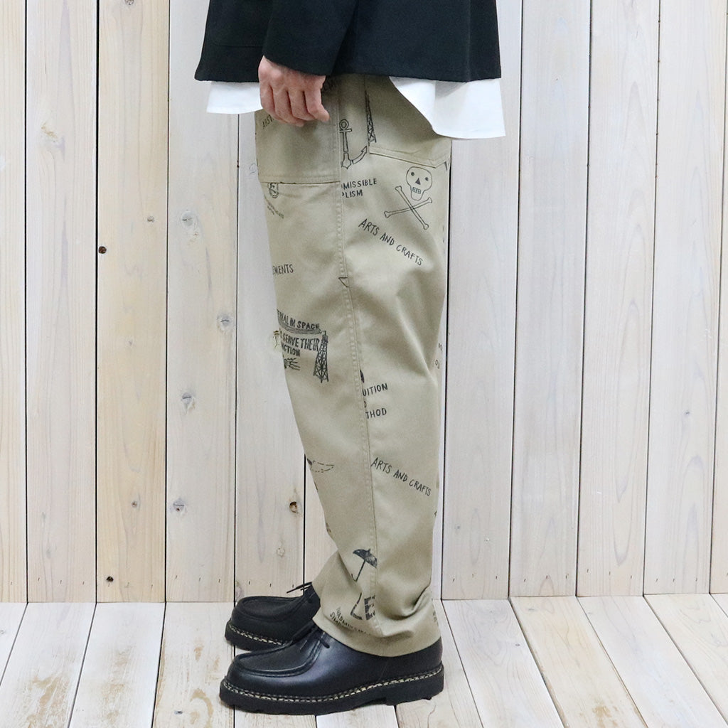 ENGINEERED GARMENTS『Fatigue Pant-Graffiti Print Flat Twill』