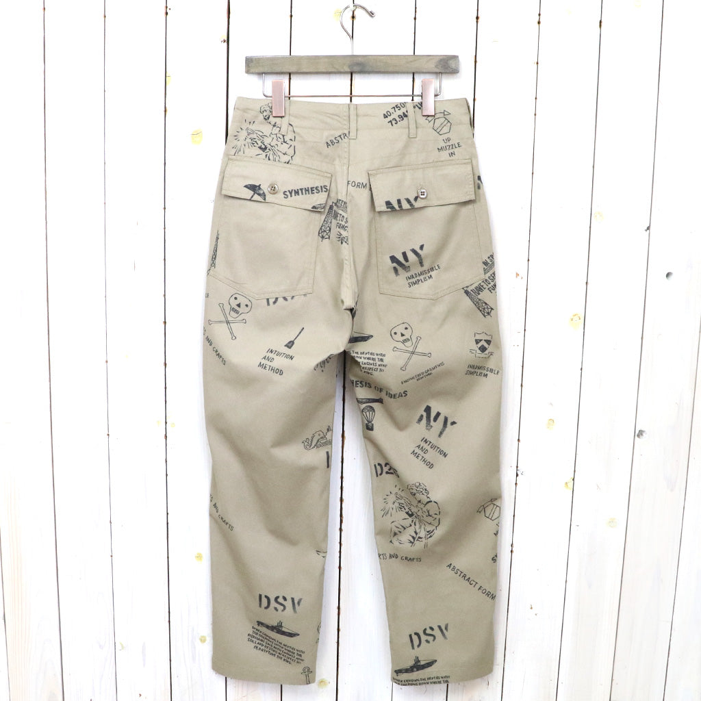 ENGINEERED GARMENTS『Fatigue Pant-Graffiti Print Flat Twill』