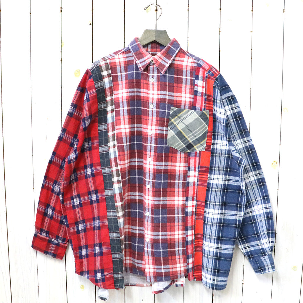 Rebuild by Needles『Flannel Shirt->7 Cuts Wide Shirt』(Assorted-A ...