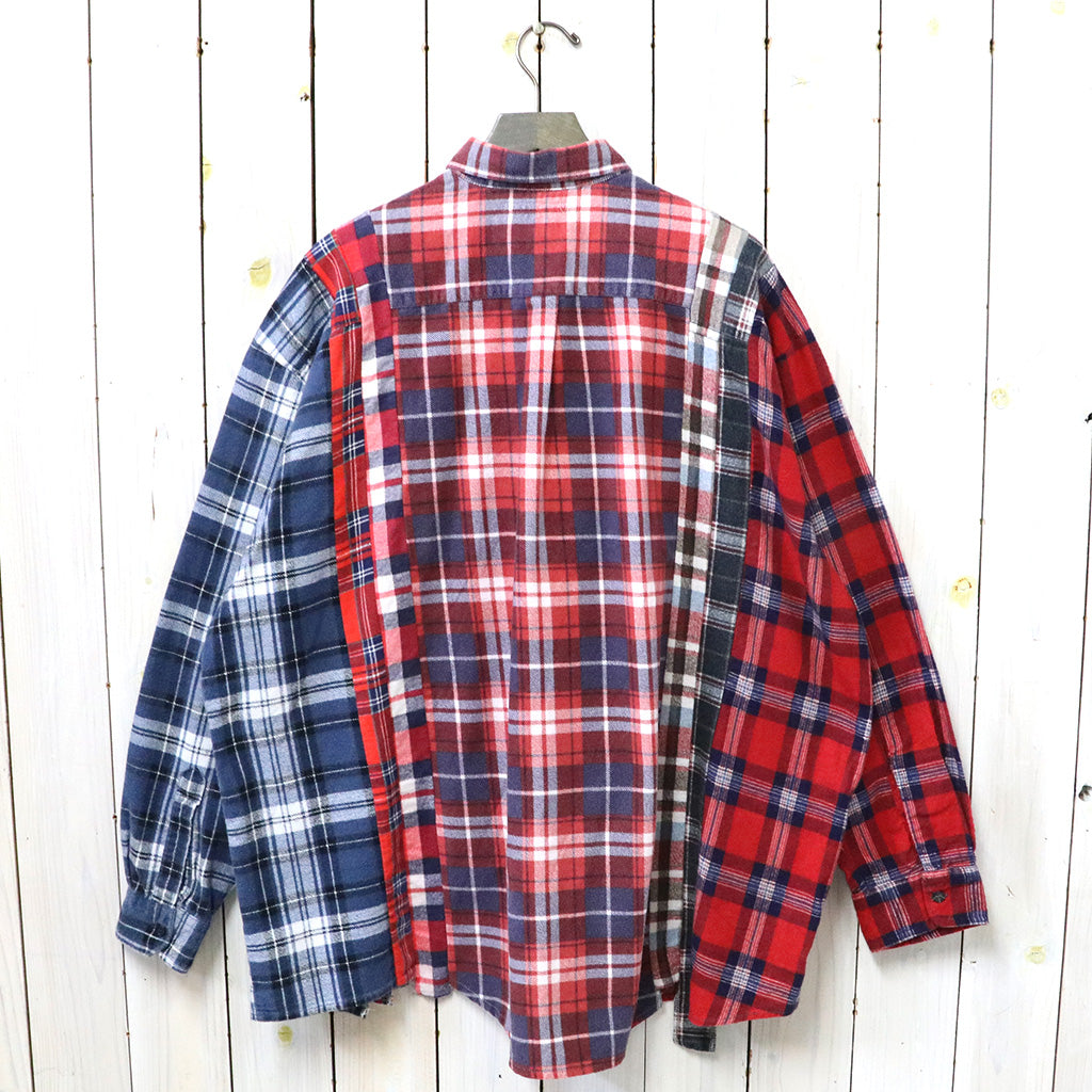 Rebuild by Needles『Flannel Shirt->7 Cuts Wide Shirt』(Assorted-A)