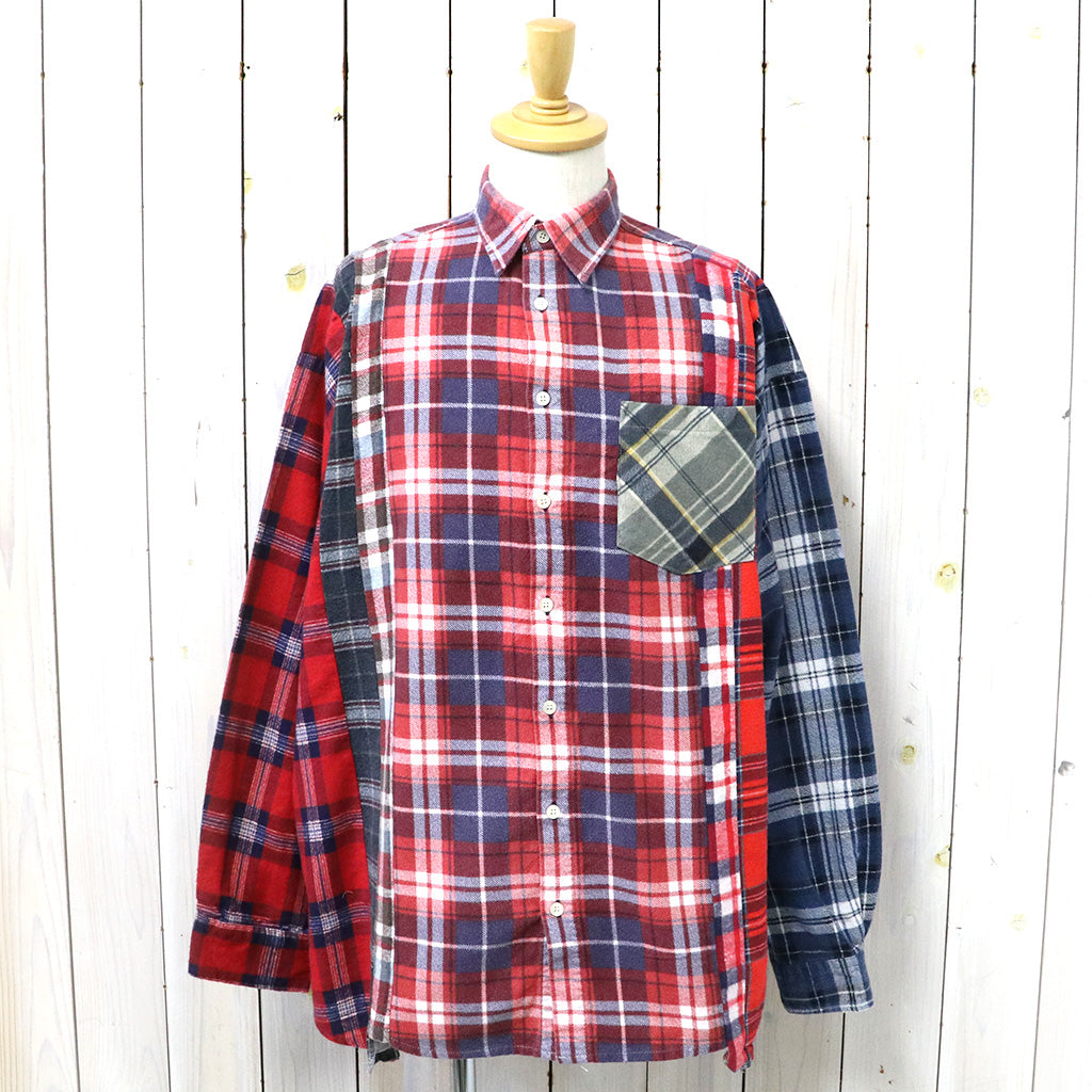 Rebuild by Needles『Flannel Shirt->7 Cuts Wide Shirt』(Assorted-A ...