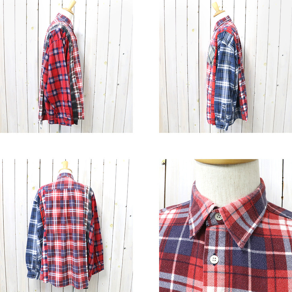 Rebuild by Needles『Flannel Shirt->7 Cuts Wide Shirt』(Assorted-A)