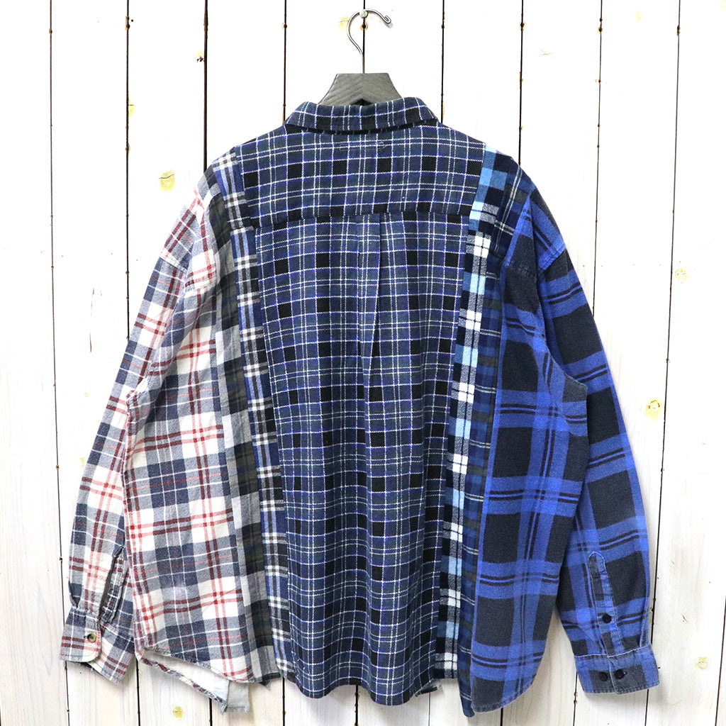 Rebuild by Needles『Flannel Shirt->7 Cuts Wide Shirt』(Assorted-B)