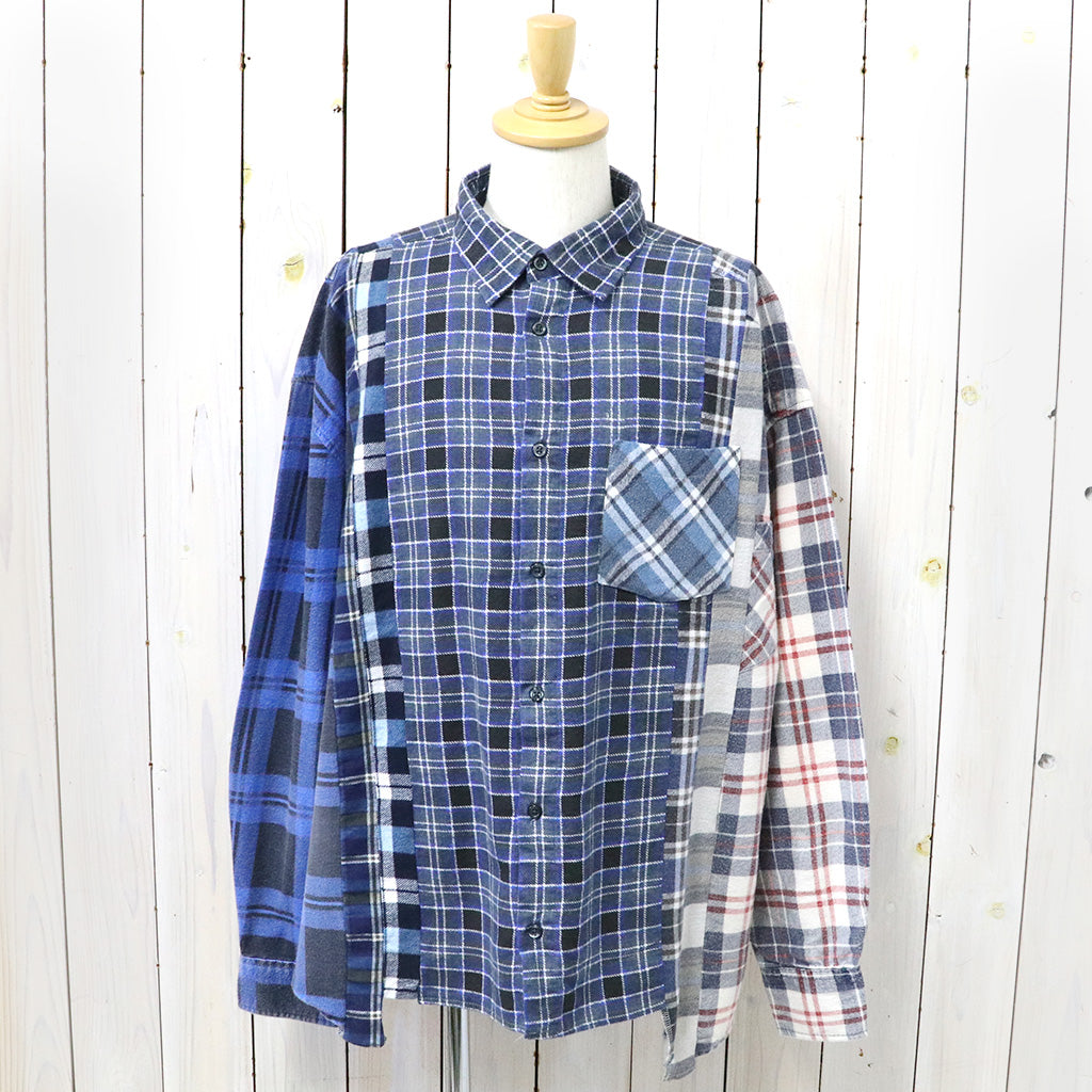Rebuild by Needles『Flannel Shirt->7 Cuts Wide Shirt』(Assorted-B)
