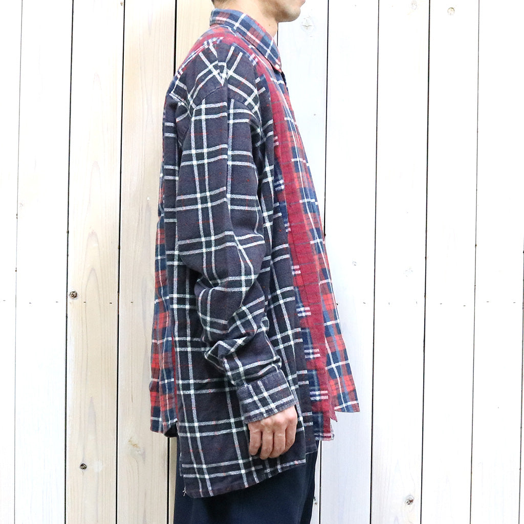 Rebuild by Needles『Flannel Shirt->7 Cuts Wide Shirt』(Assorted-C)