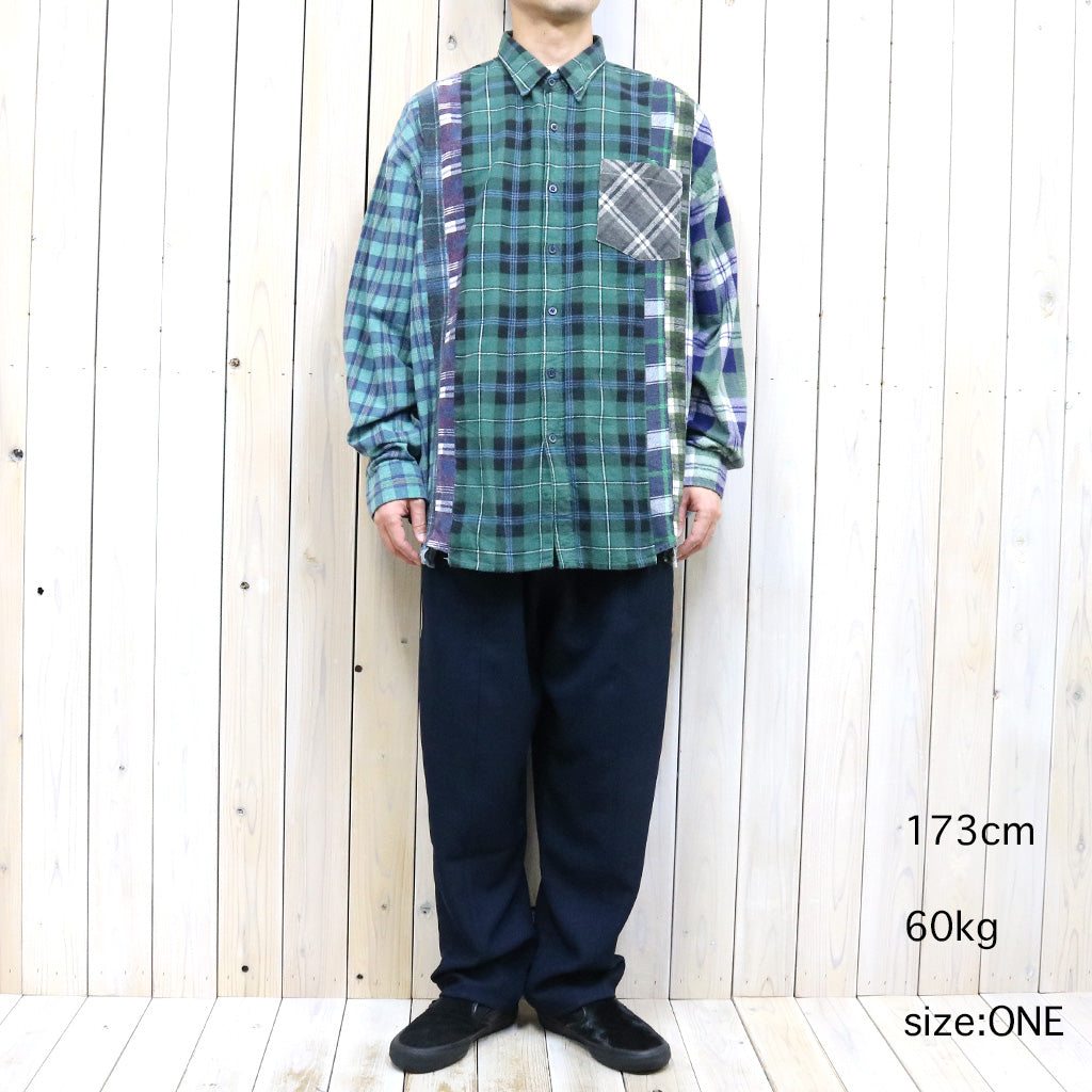 Rebuild by Needles『Flannel Shirt->7 Cuts Wide Shirt』(Assorted-D)